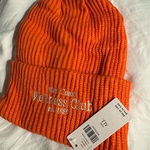 Orange Beanie from Anthropology